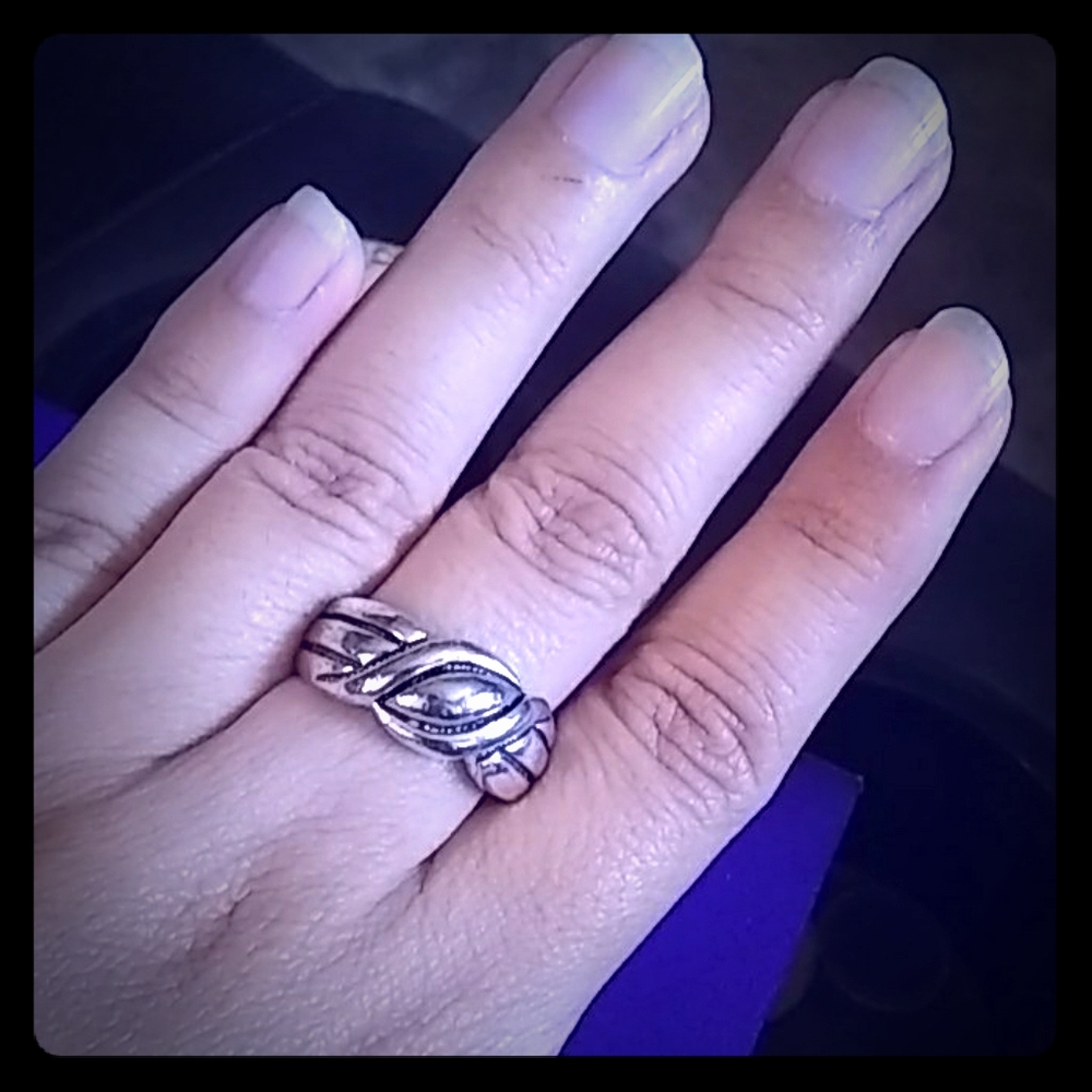 Chunky Solid Sterling Silver 925 Ring. - image 1